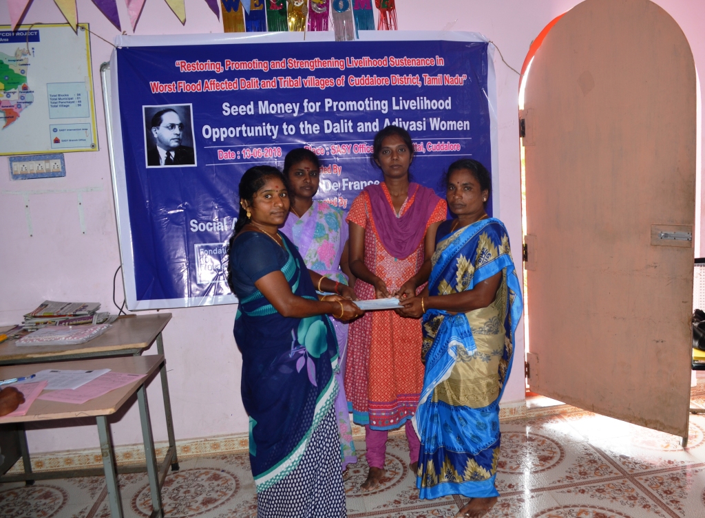 Seed Money for Promoting for Livelihood opportunity to the Dalit & Adivasi Women-6