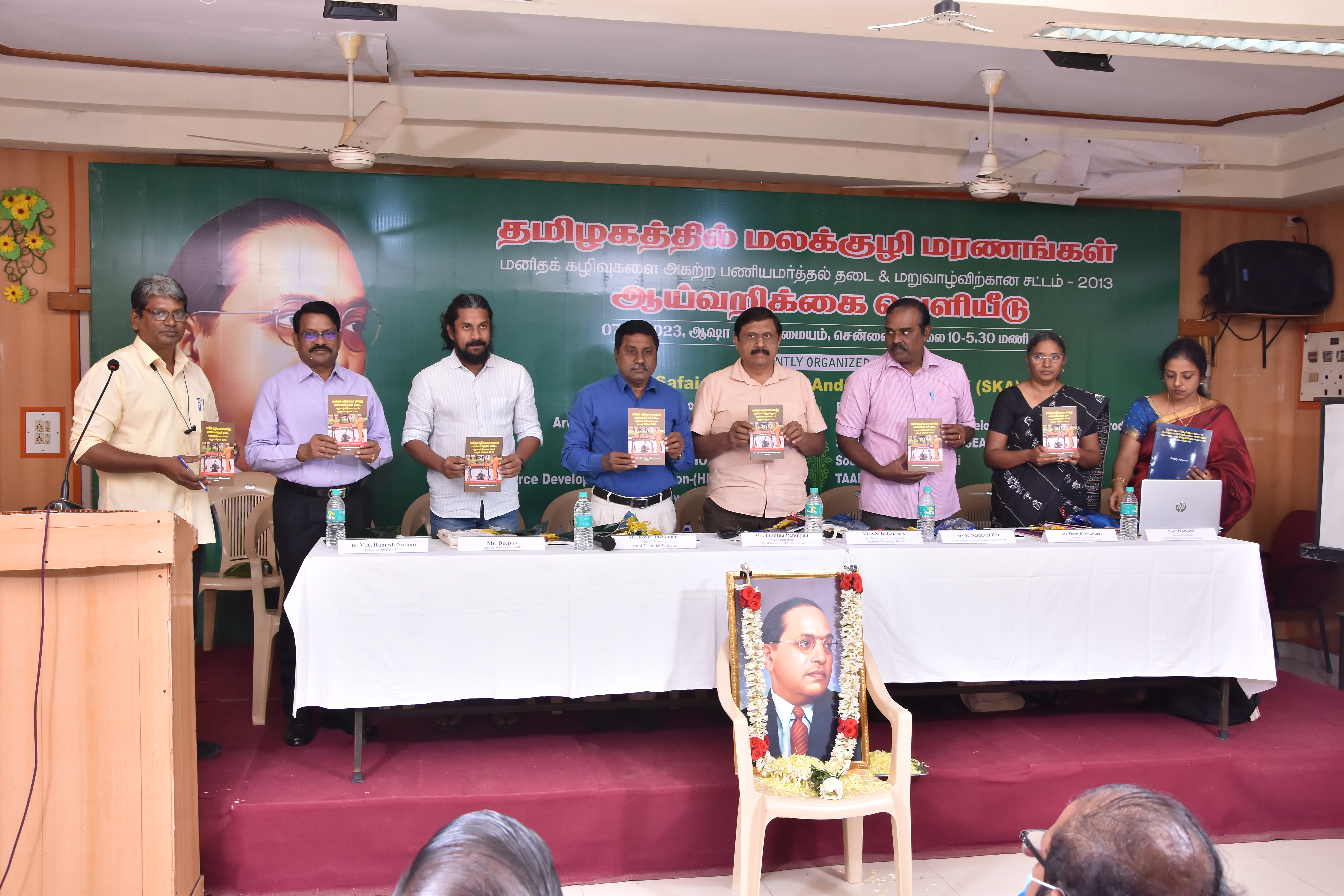 State Level Consultation & Release of the Study Report on the Status of the implementation of The Prohibition of Employment as Manual Scavengers and their Rehabilitation Act, 2013 in Tamil Nadu
