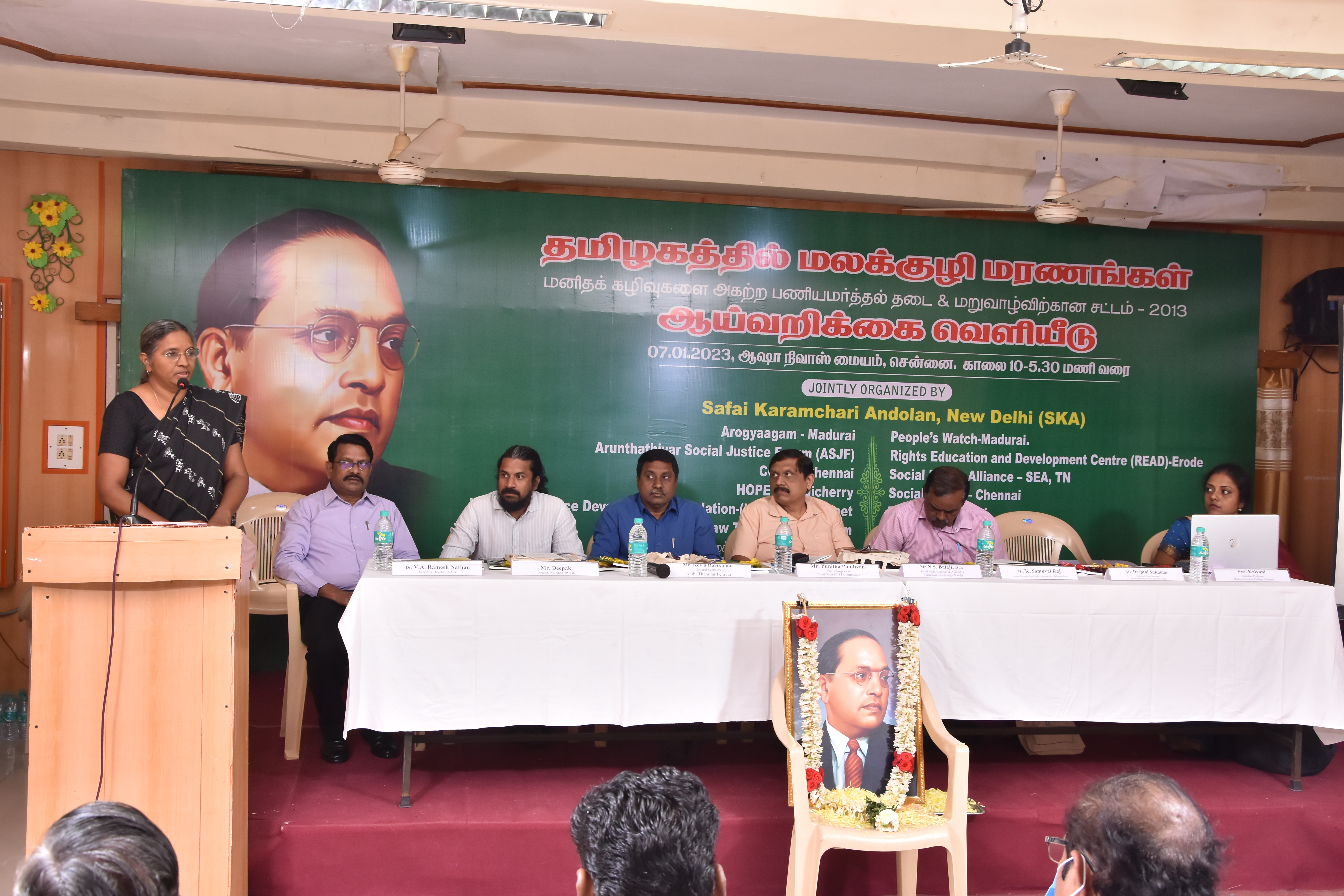 State Level Consultation & Release of the Study Report on the Status of the implementation of The Prohibition of Employment as Manual Scavengers and their Rehabilitation Act, 2013 in Tamil Nadu